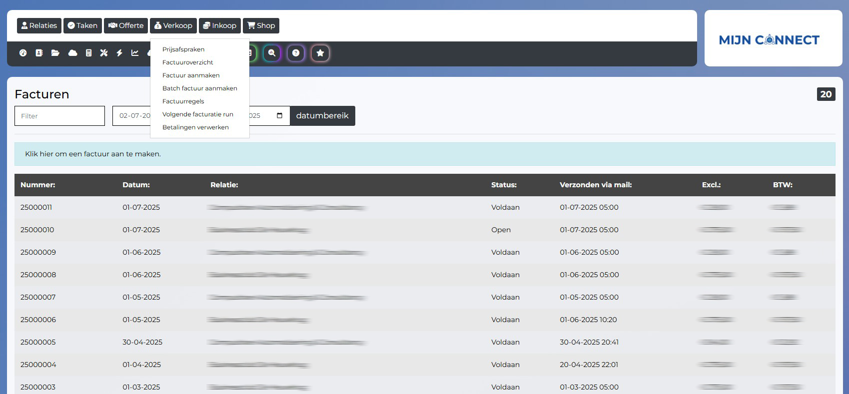 Facturatie module - maak en verstuur professionele facturen