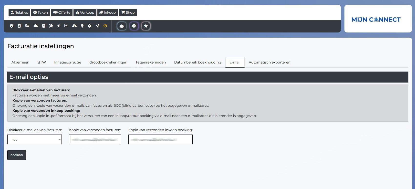 Facturatie instellingen - pas factuuropmaak aan naar uw wensen